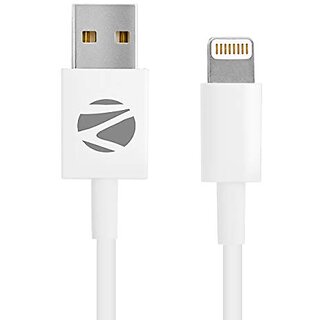 Zebronics Ulc100 USB to Lighting Cable for Smartphone (iPhones) (White)_468clone Zebronics Ulc100 USB to Lighting Cable for Smartphone (iPhones) (White)_468clone