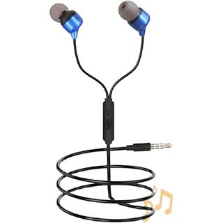                       GIONEE BLISS 108 Wired Headset(Blue, In the Ear)_412clone.                                              