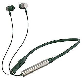 Zebronics Zeb-Lark Metallic Wireless in Ear Neckband Earphone with BT 5.0 Rapid Fast Charging (Metallic Green)489clone Zebronics Zeb-Lark Metallic Wireless in Ear Neckband Earphone with BT 5.0 Rapid Fast Charging (Metallic Green)489clone