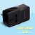 ZEBRONICS ZEB-MPA10 Dual USB Adapter with AC Socket5V 3.1 A Output (Black)_434clone