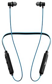 Foxin FoxBeat 100 Wireless Bluetooth 5.0 Upto 10 Hours Working Time Lightweight Ergonomic Neckband Voice Asistence (Google &Siri) Sweat-Resistant IPX4 Magnetic Earbuds (Electric Blue)_514clone