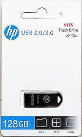 USB 2.0/3.0 128 GB Pen Drive  (Silver)