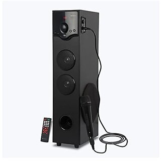 Zebronics Zeb-Bt460Ruf (Wired Mic) 50W Tower Speaker With Wireless Bt/Usb/Fm/Aux_641clone Zebronics Zeb-Bt460Ruf (Wired Mic) 50W Tower Speaker With Wireless Bt/Usb/Fm/Aux_641clone