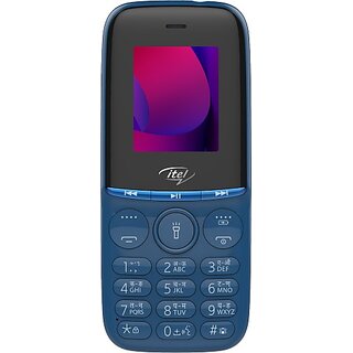                       Itel Muzik 110 (Dual Sim ,1.8 Inch Display, 1900 mAh Battery, Deep Blue)_587clone                                              