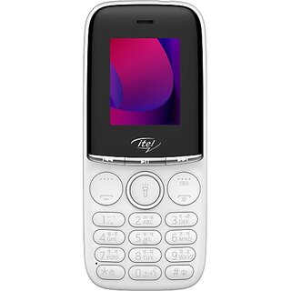                       Itel Muzik 110 (Dual Sim ,1.8 Inch Display, 1900 mAh Battery, White)_588clone                                              