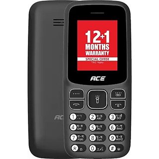                       itel ACE 2 YOUNG ( Dual SIM, 1.8 Inch Display, 1000mAh Battery, Black)_703clone                                              