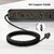 ZEBRONICS PS5340U Power Strip with 5 Universal Sockets, 2500W Max., 4 USB Ports, USB Output 2.4A Max., 3 Meter Copper Cable, Overload Protection, Surge Protection, Wall Mountable, 250 Volts_718clone
