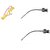 Dosing steel tubes for Albino Rat Size18Gx55mm Curve Ball tip - 2pcs -Good for Albino Rat  Canary birds Birds' Park