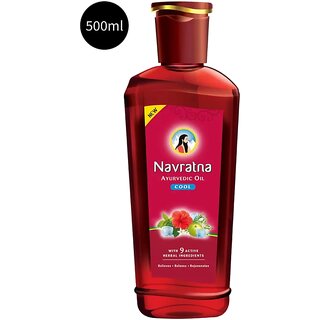                       Navratna Herbal  Cool Oil - (500ml)                                              