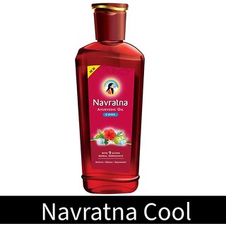                       Herbal Cool Navratna Oil - (90ml)                                              
