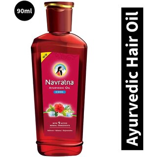 Navratna Cool Hair Oil - Pack Of 1 (90ml) Navratna Cool Hair Oil - Pack Of 1 (90ml)