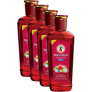 Navratna Cool Oil - 45ml (Pack Of 4) Navratna Cool Oil - 45ml (Pack Of 4)