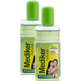                       Mediker Anti Lice Treatment Hair Oil - 50ml Pack Of 2                                              