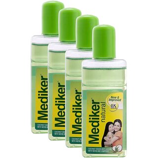                       Mediker Anti Lice Treatment Hair Oil - 50ml Pack Of 4                                              