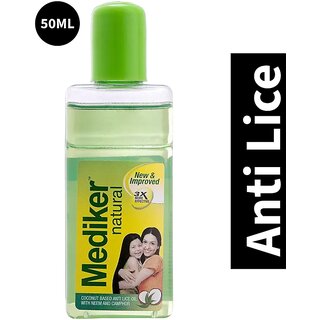                       Treatment Anti Lice Mediker Hair Oil - 50ml                                              