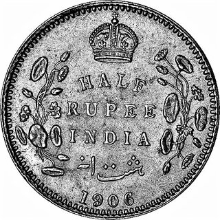                       one rupees 1906                                              