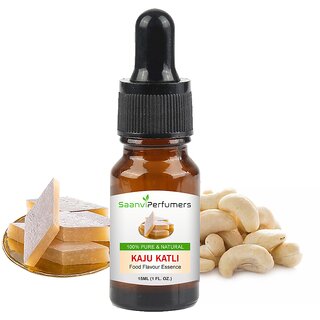 Saanvi perfumers Kaju Katli Attar Essence Edible Grade 15ml For Used in Food, Cakes, Cookies, Ice-Cream, Milkshake and O Saanvi perfumers Kaju Katli Attar Essence Edible Grade 15ml For Used in Food, Cakes, Cookies, Ice-Cream, Milkshake and O