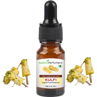 Saanvi perfumers Kulfi Attar Essence Edible Grade For Used Chocolates, Cookies, Cakes, Kulfi, Ice-Cream, Syrups, Confect Saanvi perfumers Kulfi Attar Essence Edible Grade For Used Chocolates, Cookies, Cakes, Kulfi, Ice-Cream, Syrups, Confect