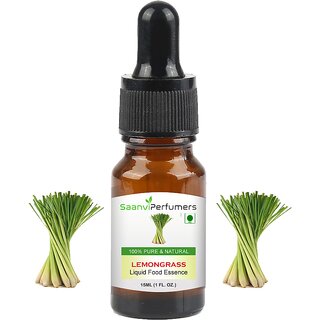 Saanvi Perfumers Lemongrass Flavour Lime Liquid Food Essence (15 ml) Saanvi Perfumers Lemongrass Flavour Lime Liquid Food Essence (15 ml)