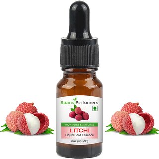 Saanvi perfumers Litchi Attar Essence Edible Grade For Used in Beverage, Meals Sauces, Savory Snacks, Bakery Confect Saanvi perfumers Litchi Attar Essence Edible Grade For Used in Beverage, Meals Sauces, Savory Snacks, Bakery Confect