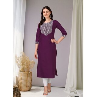 Buy Purple Tree Printed Cotton Women s Kurti Online 449 from ShopClues