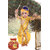 Raj Fancy Dresses Krishna Dress for Kids, Baby Krishna Dress for Janmashtami with Krishna Mukut, 3 Months-8 Years