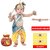 Raj Fancy Dresses Krishna Dress for Kids, Baby Krishna Dress for Janmashtami with Krishna Mukut, 3 Months-8 Years