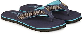 REAL WAY Women Slippers (Navy , 4)