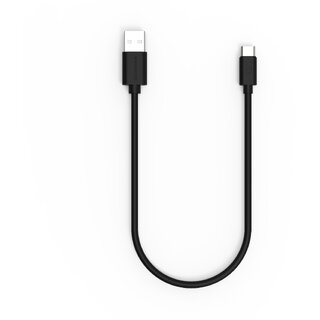 Twance T23B PVC- Type C to USB fast charging and data transfer Cable, 0.25M, Black Twance T23B PVC- Type C to USB fast charging and data transfer Cable, 0.25M, Black