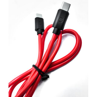 Twance TC20R PVC- Type C to Type C fast charging and data transfer Cable, 1M, Red Twance TC20R PVC- Type C to Type C fast charging and data transfer Cable, 1M, Red