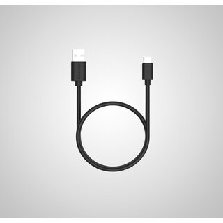                       Twance T21B PVC Type C to USB Fast charging and data sync Cable,  Black Color,1.25 Meter                                              