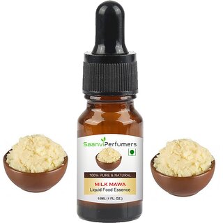 Saanvi Perfumers Milk Mawa Flavour Essence, Form Liquid 15ml Saanvi Perfumers Milk Mawa Flavour Essence, Form Liquid 15ml