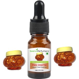                       Saanvi Perfumes Pan Chatni Food Flavour Essence 15ml  Liquid Food Essence                                              