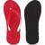 REAL WAY Women Slippers (Red , 5)