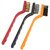 Mini Wire Brush Cleaning ,Stainless Steel Bristles, Gas Cleaning Brushes Iron Nylon Copper Wire Car Kitchen Set of 3 Pcs