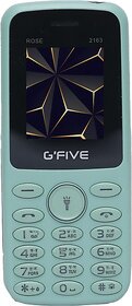 Gfive Rose 2163 (Dual Sim, 4.57 Cm (1.8 Inch) Display, 950 Mah Battery, Light Green)