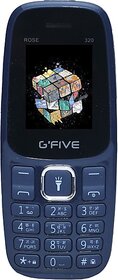 Gfive Rose 320 (Dual Sim, 4.57 Cm (1.8 Inch) Display, 950 Mah Battery, Black)