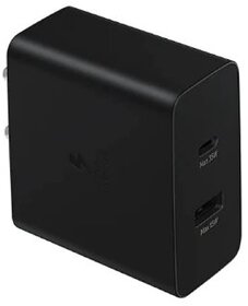 Original 35W Power Adapter Duo for Samsung Tablets Mobile Black 35W (Adapter Only)