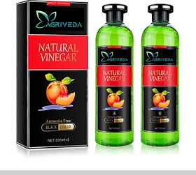 Agriveda Fruit Vinegar Gel Hair Color Natural Hair Color Dye For Black Hair Dye , Black ()