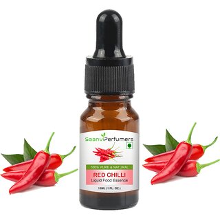Saanvi Perfumers Red Chilli Flavour Chilli Liquid Food Essence (15 ml) Saanvi Perfumers Red Chilli Flavour Chilli Liquid Food Essence (15 ml)