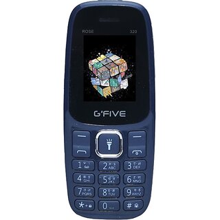                       Gfive Rose 320 (Dual Sim, 4.57 Cm (1.8 Inch) Display, 950 Mah Battery, Black)                                              