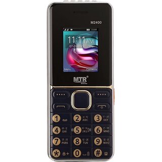                       Mtr M2400 (Dual Sim, 4.5 Cm (1.77 Inch) Display, 3000 Mah Battery, Blue)                                              