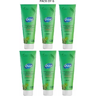                       QUEST HERBAL NATURAL GLOW NEEM  FACE WASH( PACK OF 6)                                              