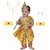 Raj Fancy Dresses Krishna Dress for Kids, Baby Krishna Dress for Janmashtami with Krishna Mukut, 3 Months-8 Years