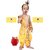 Raj Fancy Dresses Krishna Dress for Kids, Baby Krishna Dress for Janmashtami with Krishna Mukut, 3 Months-8 Years