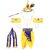 Raj Fancy Dresses Krishna Dress for Kids, Baby Krishna Dress for Janmashtami with Krishna Mukut, 3 Months-8 Years