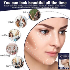 Face Tape-40 PCS, Invisible Face Tape,Face Lifting Strips,Face Stickers, Invisible V Face Tapes for Women Ladies Face Be