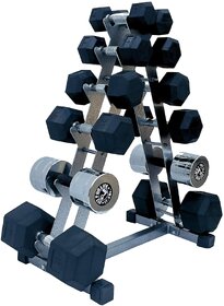 Protoner dumbbell rack for 6 pairs for home gym fitness