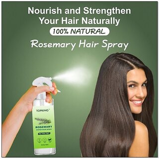 Agriveda Rosemary Water Spray For Frizz Control, Strong Hair  Anti Hair-Fall Hair Spray Hair Spray (100 Ml)
