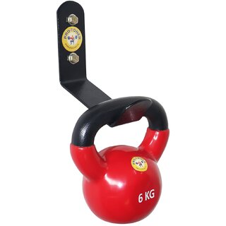 Protoner Kettlebell Storage Wall Mount, 100+lbs (45 kg) Capacity, Hang Any Size Kettlebell, Hardware Included Protoner Kettlebell Storage Wall Mount, 100+lbs (45 kg) Capacity, Hang Any Size Kettlebell, Hardware Included